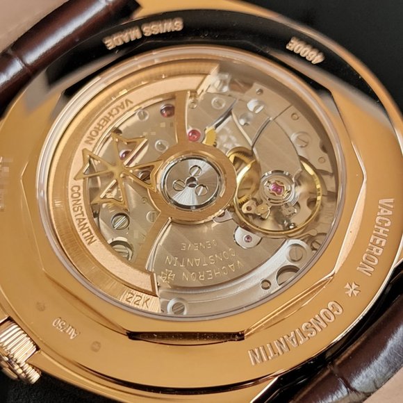 2022 NEW VACHERON CONSTANTIN FIFTYSIX 40MM SILVER DIAL 4600E ROSE GOLD FULL SET - Picture 14 of 15